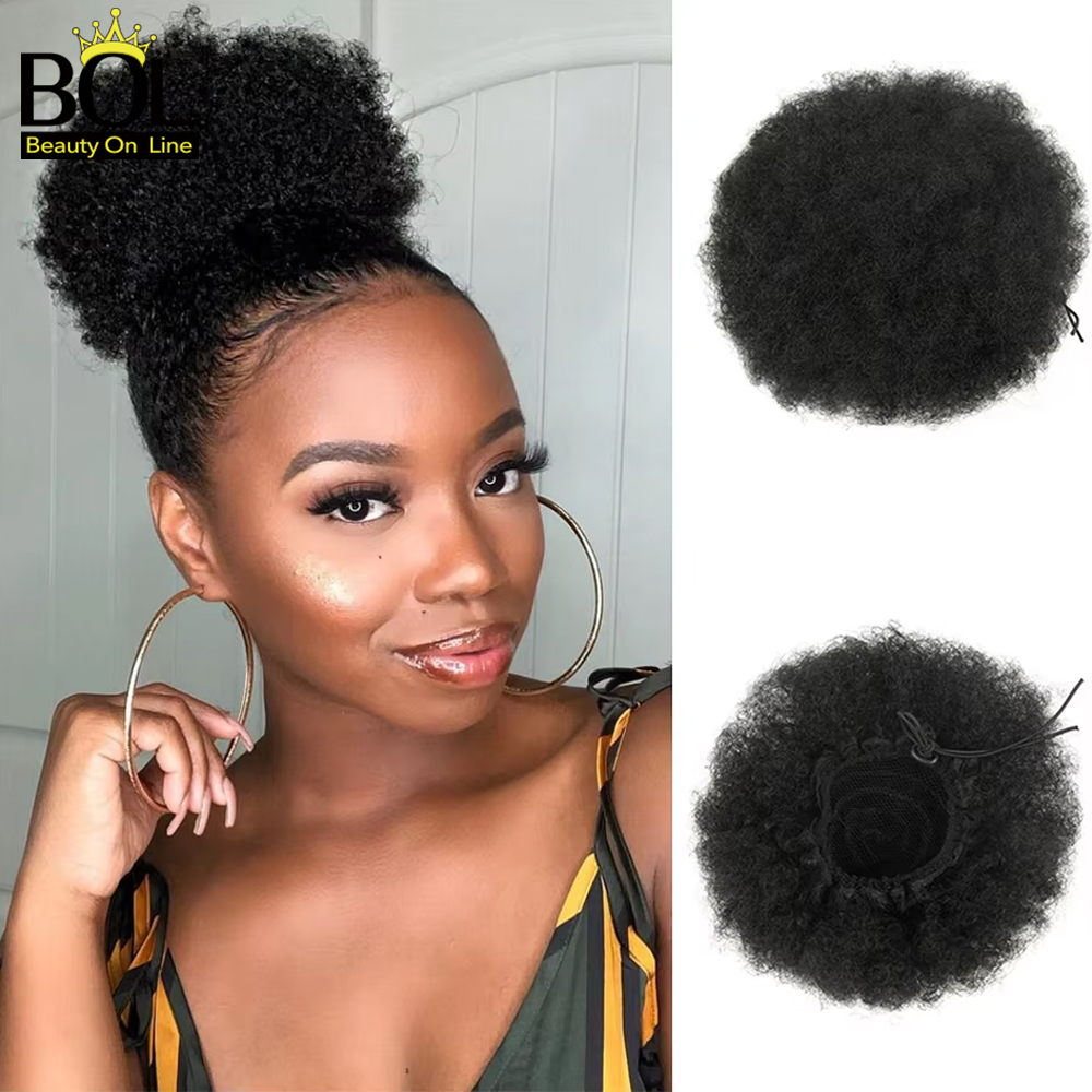 Extension per Coda di Cavallo  - Drawstring Afro Curly Puff Ponytail recensione e prezzo