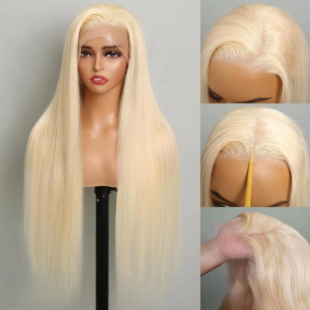 613 Parrucca bionda per capell - Hd Lace Frontal Wig Human Hair Pre Plucked recensione e prezzo