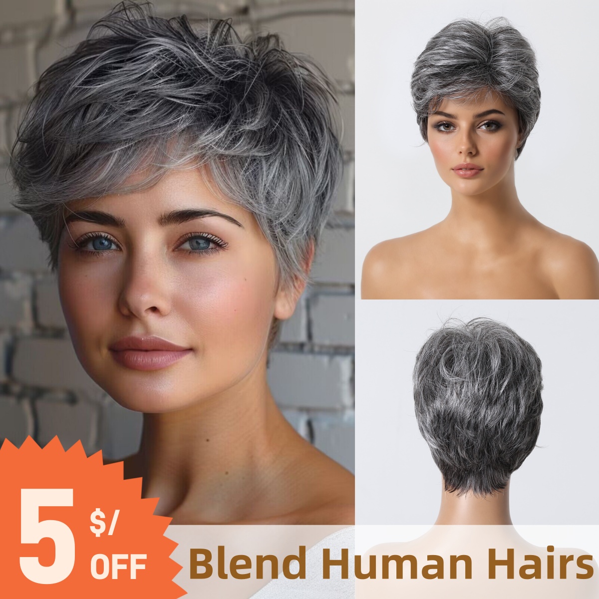 Parrucca corta per capelli uma - Short Pixie Cut Wig Human Hair Cheap recensione e prezzo